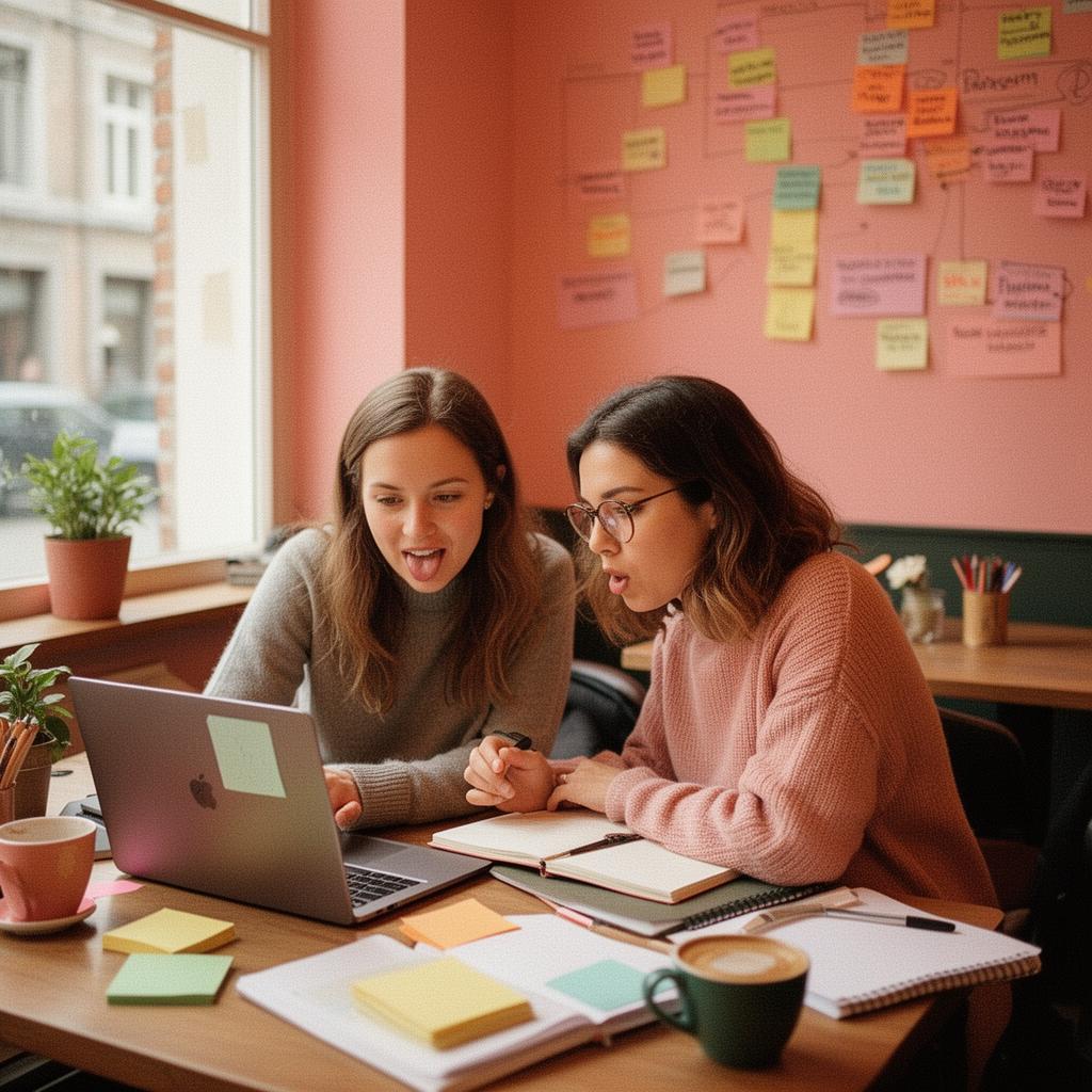 Women collaborating at a GoodGirls event